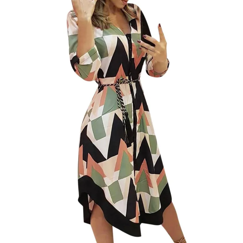 Women's Holiday Dress Stylish Geometric Print Casual Streetwear Vestidos Ladies Long Sleeve Sexy Irregular Elegant Party Dress
Women's Holiday Dress Stylish Geometric Print Casual Streetwear Vestidos Ladies Long Sleeve Sexy Irregular Elegant Party Dress
