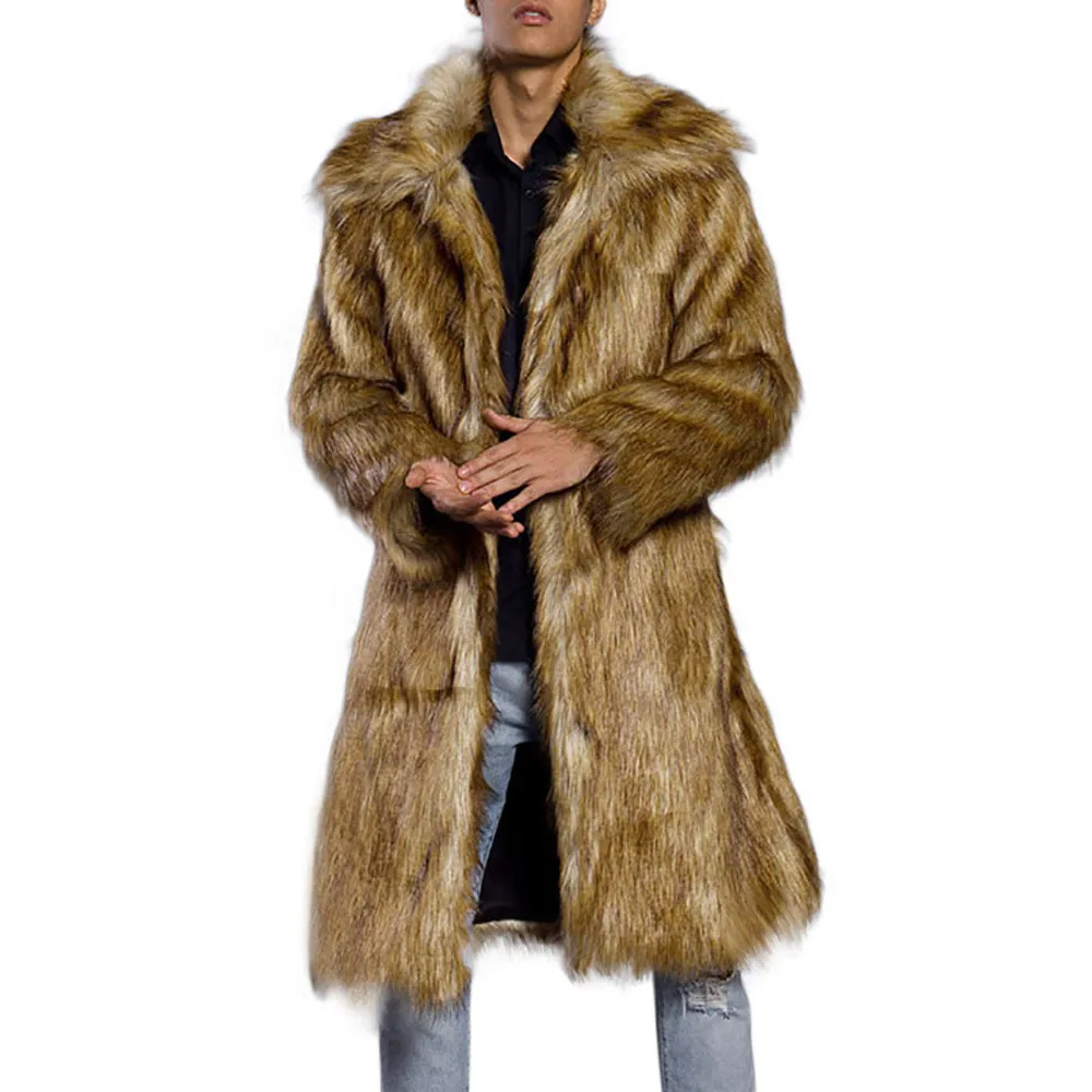 Fashion Mens Winter Warm Thick Overcoat Coat Jacket Faux Fur Parka Outwear Cardigan Fluffy Overcoat Streetwear c821
Fashion Mens Winter Warm Thick Overcoat Coat Jacket Faux Fur Parka Outwear Cardigan Fluffy Overcoat Streetwear c821