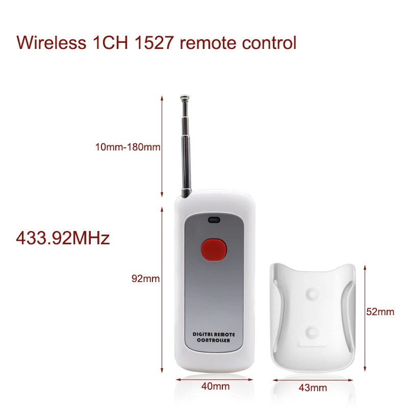 1 CH SOS Button Alarm Wireless Panic 433mhz door bell button for alarm system Long distance 50-150M | Безопасность и защита