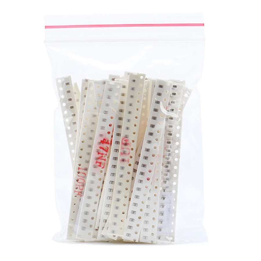 2500pcs/Lot 0402SMD Capacitor Kit 50ValuesX50pcs 1PF~10UF Assorted Capacitors Assortment Kit Pack Electronic Accessories 
2500pcs/Lot 0402SMD Capacitor Kit 50ValuesX50pcs 1PF~10UF Assorted Capacitors Assortment Kit Pack Electronic Accessories