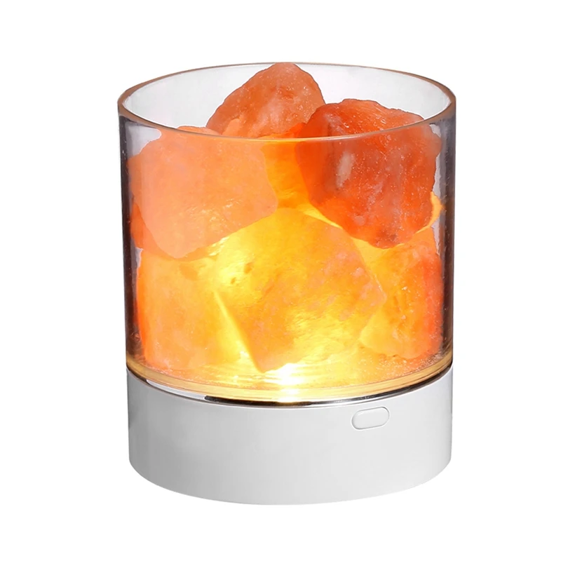 

Himalayan Salt Lamp Rock Natural Crystal Small Ionic Stone Night Bedside Light