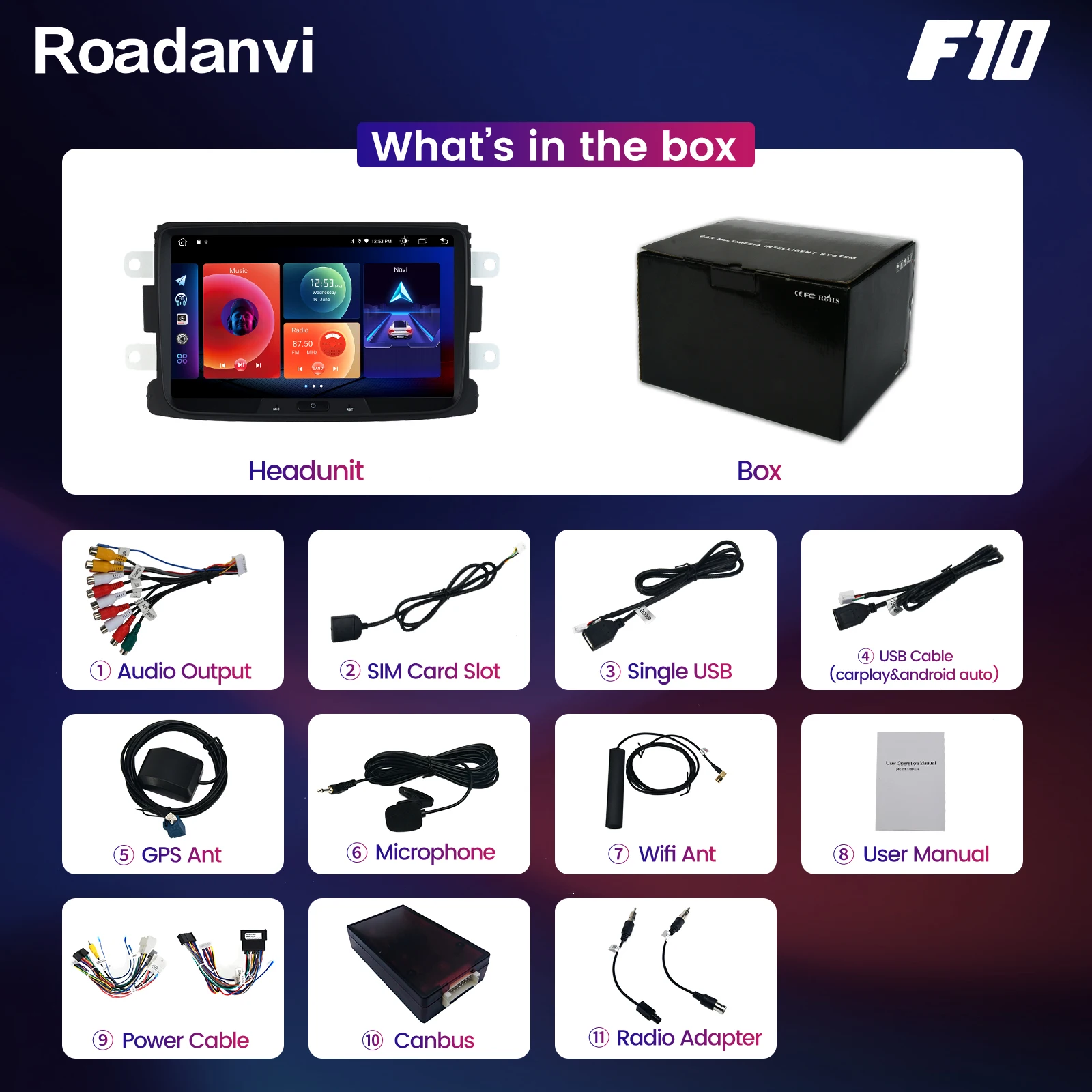 8" Android 10.0 1 Din Car radio Multimedia Video Player for Renault Duster Dacia Sandero Captur Lada Xray 2 Logan 2 with Carplay 
8" Android 10.0 1 Din Car radio Multimedia Video Player for Renault Duster Dacia Sandero Captur Lada Xray 2 Logan 2 with Carplay