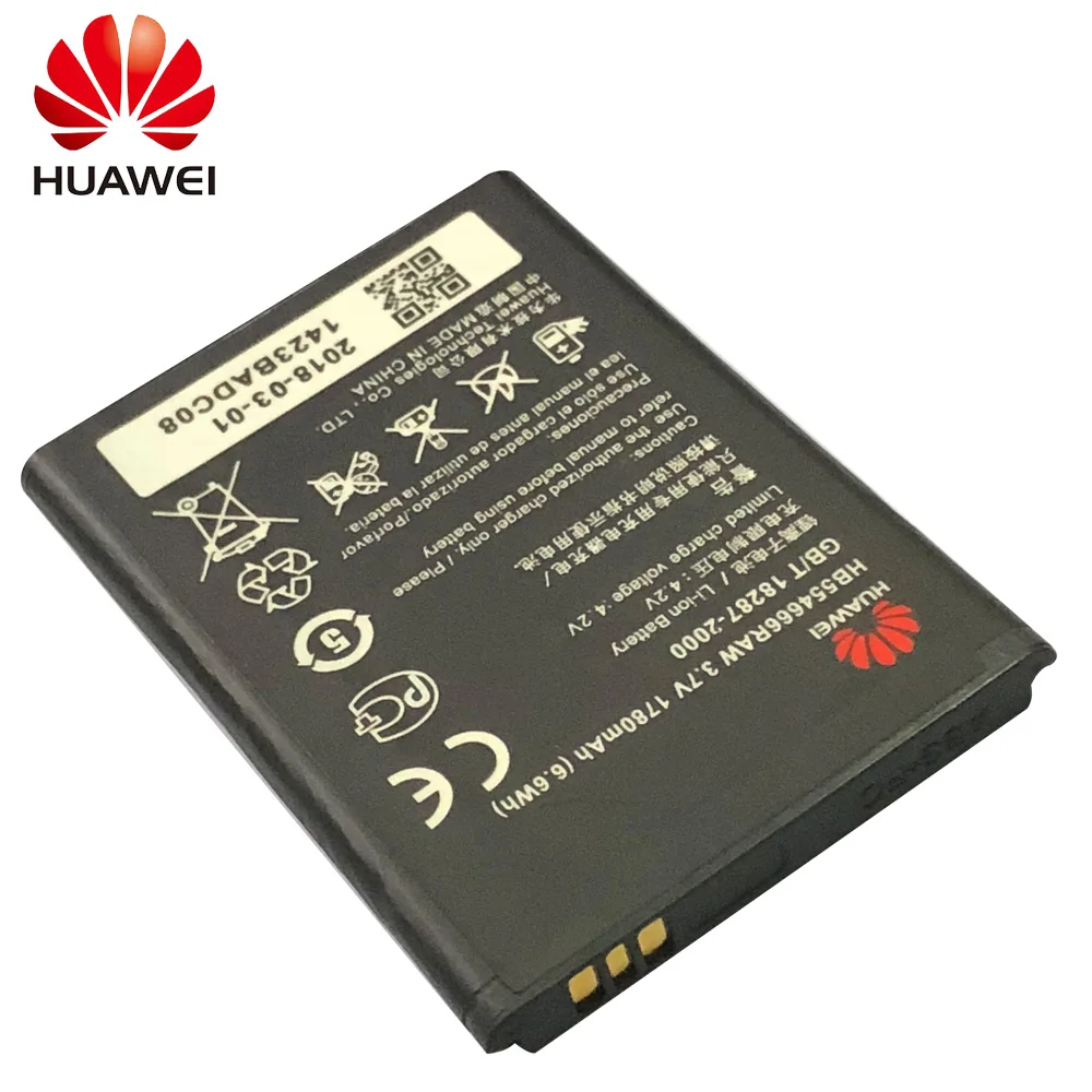 For Huawei E5375 Battery 1780mAh HB554666RAW Battery Replacement for Huawei E5375 E5330 E5336 E5372 EC5377 smartphone
For Huawei E5375 Battery 1780mAh HB554666RAW Battery Replacement for Huawei E5375 E5330 E5336 E5372 EC5377 smartphone