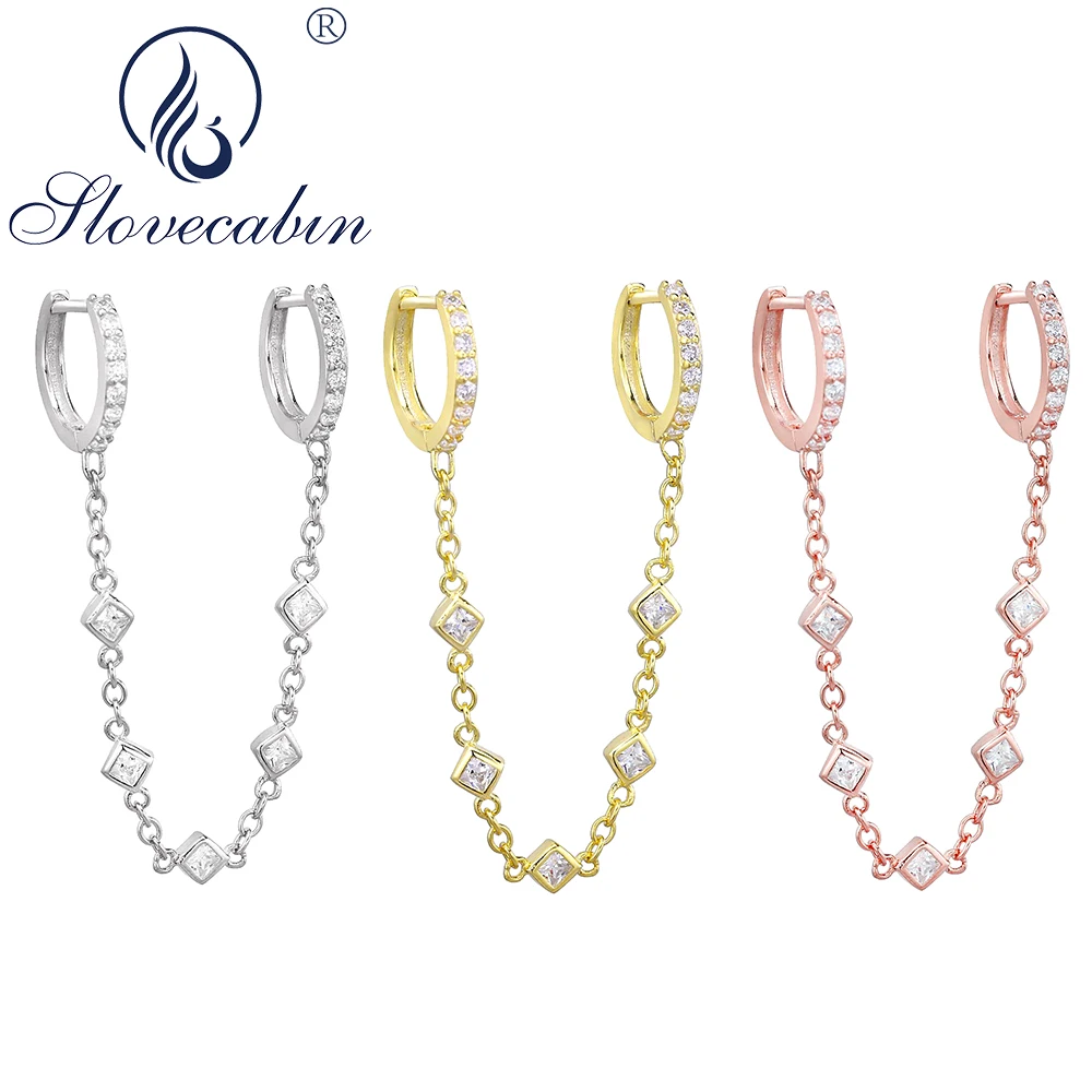 В форме сердца Love 925 пробы серебро DoubleChain Huggie серьги в виде колец, циркон Хрустальный пирсинг серьги Femme класса люкс для женщин, хорошее ювели... 
В форме сердца Love 925 пробы серебро DoubleChain Huggie серьги в виде колец, циркон Хрустальный пирсинг серьги Femme класса люкс для женщин, хорошее ювели...