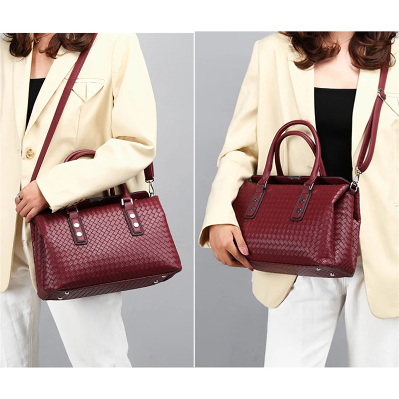 OLSITTI Fashion Pattern Braided PU Leather Handbags Shoulder Bags for Women 2021 Ladies Luxury Trending Shopping Bag 2pcs
OLSITTI Fashion Pattern Braided PU Leather Handbags Shoulder Bags for Women 2021 Ladies Luxury Trending Shopping Bag 2pcs
