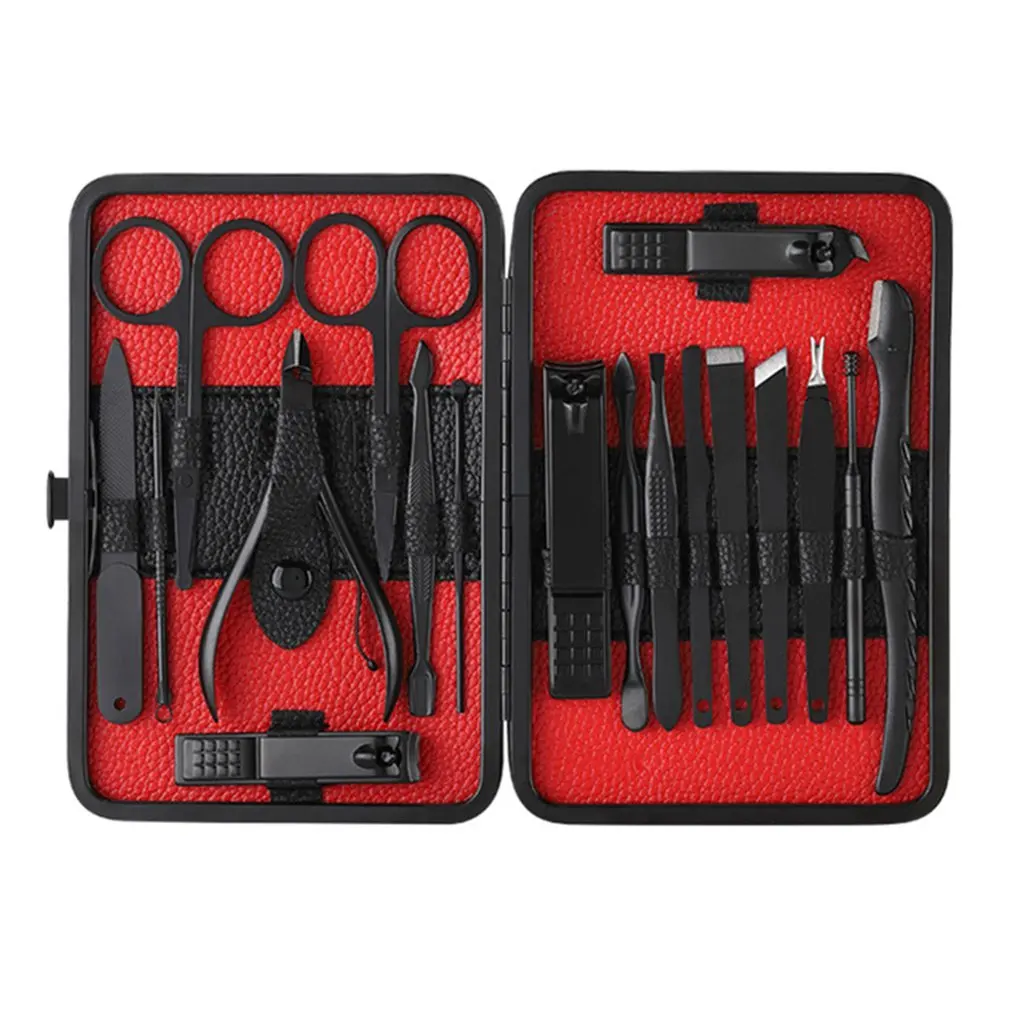 Нержавеющая сталь Черный 18 шт набор Когтерез из исинской глины для украшения для бровей для личной гигиены Маникюрный Инструмент машинки д...
Нержавеющая сталь Черный 18 шт набор Когтерез из исинской глины для украшения для бровей для личной гигиены Маникюрный Инструмент машинки д...