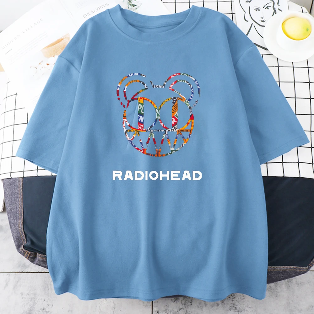 Unisex Radiohead Prints Woman T-shirt Summer All-match Clothing Oversized Kawaii Tshirts Cartoon Simplicity T-shirts Woman
Unisex Radiohead Prints Woman T-shirt Summer All-match Clothing Oversized Kawaii Tshirts Cartoon Simplicity T-shirts Woman