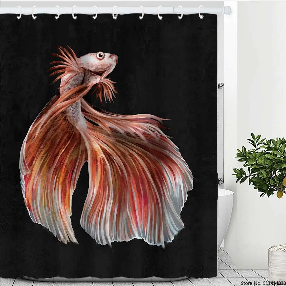 Ocean Jellyfish Shower Curtain Polyester Waterproof Curtains Bathroom Chinese Style Koi Bath Screens
Ocean Jellyfish Shower Curtain Polyester Waterproof Curtains Bathroom Chinese Style Koi Bath Screens