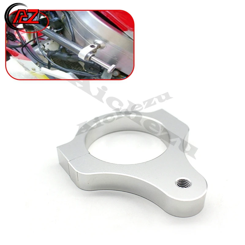 Silver Accessories Aluminum Steering Damper Fork Frame Mounting Clamp Bracket Foot Fixer for Motorcycle Bike Modification
Silver Accessories Aluminum Steering Damper Fork Frame Mounting Clamp Bracket Foot Fixer for Motorcycle Bike Modification