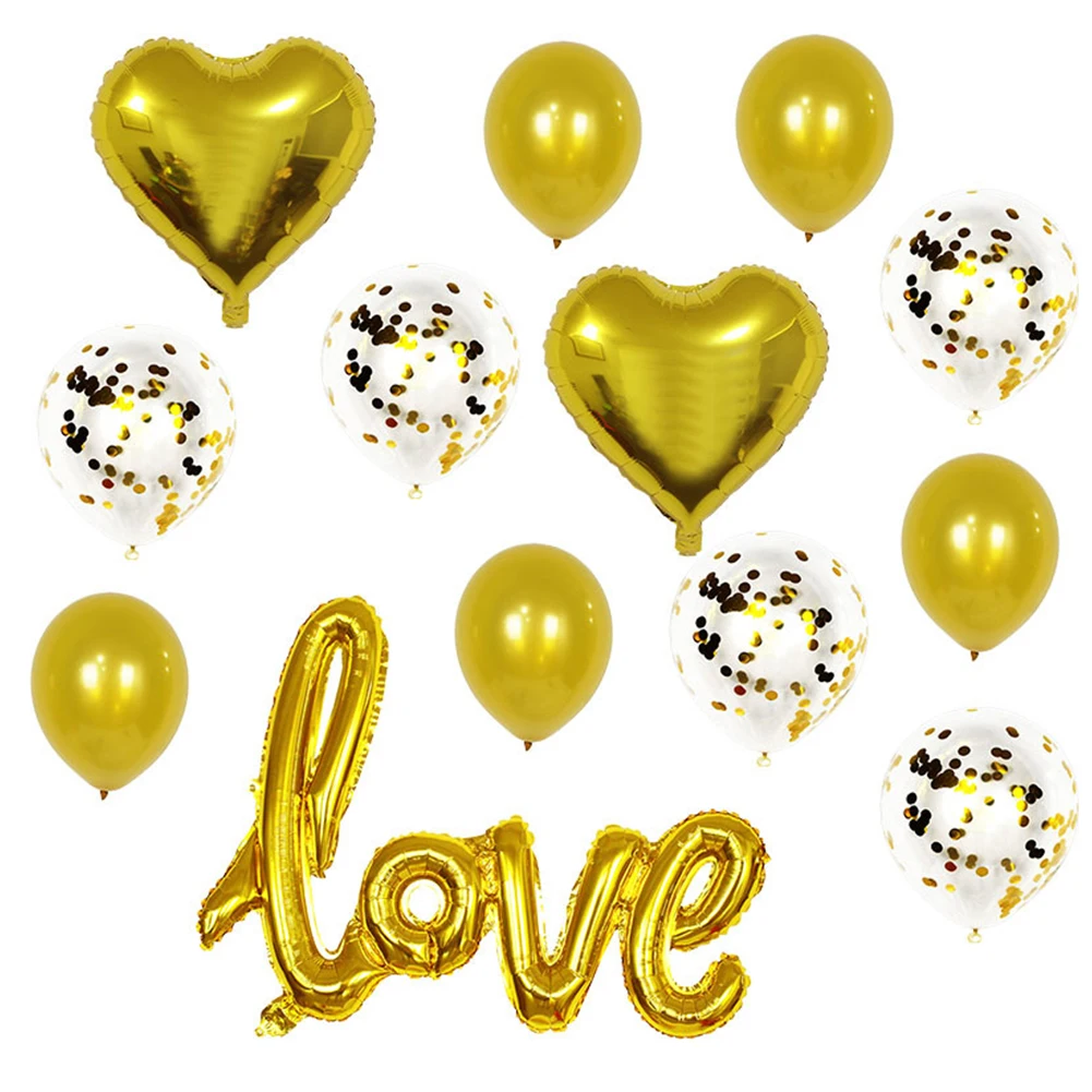Valentine's Day Balloons Foil and Latex Balloons Suit for Wedding, Engagement, Proposal, Party
Valentine's Day Balloons Foil and Latex Balloons Suit for Wedding, Engagement, Proposal, Party