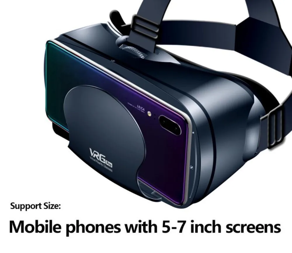 Pro 3D, очки виртуальной реальности, полноэкранное широкоугольное видение, подходит для 5-7 дюймов
Pro 3D, очки виртуальной реальности, полноэкранное широкоугольное видение, подходит для 5-7 дюймов