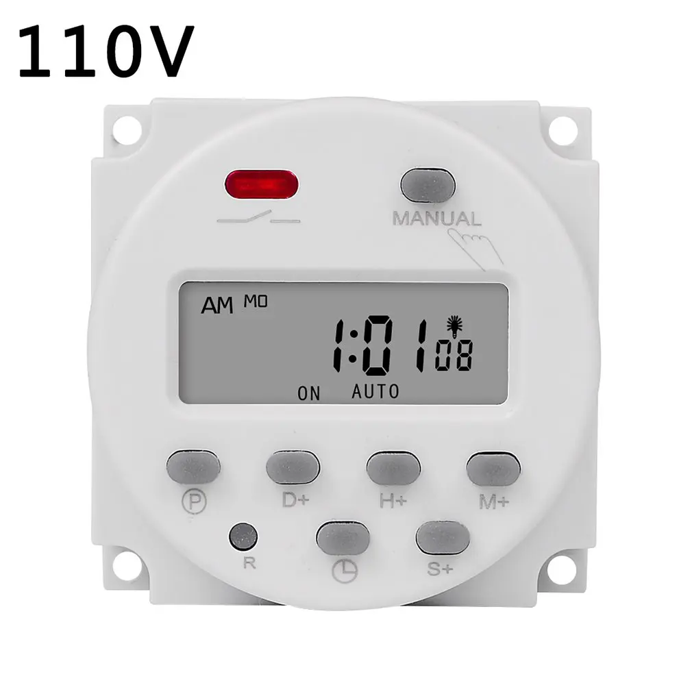 SINOTIMER CN101S Interval Digital LCD Timer Switch 7 Days Weekly Practical Programmable Time Relay Programmer
SINOTIMER CN101S Interval Digital LCD Timer Switch 7 Days Weekly Practical Programmable Time Relay Programmer
