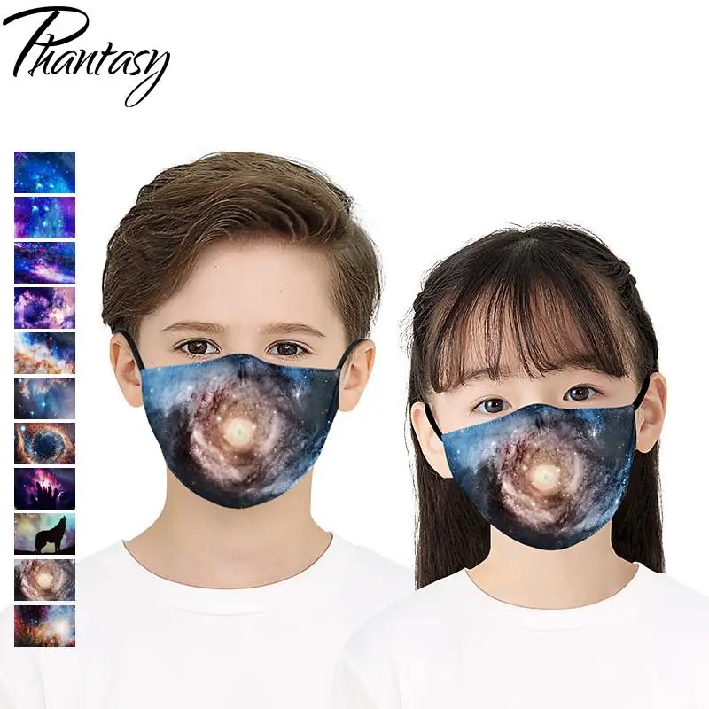 Phantasy Fashion Colorful Party Camping Running Kids Galaxy 3D Printed Mask Reusable Breathable Washable Fabric Children Mask
Phantasy Fashion Colorful Party Camping Running Kids Galaxy 3D Printed Mask Reusable Breathable Washable Fabric Children Mask