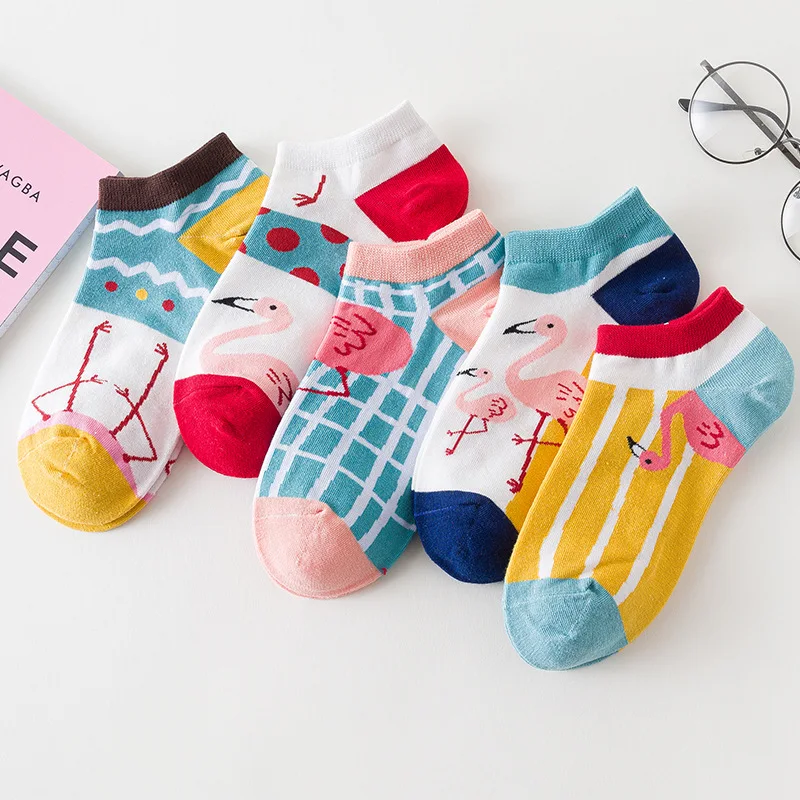 3 Pairs/Lot Summer Thin Socks girls Short Socks Korean Boat Socks Asakuchi Japanese Cartoon Cute Flamingo 5-Color Cotton Socks
3 Pairs/Lot Summer Thin Socks girls Short Socks Korean Boat Socks Asakuchi Japanese Cartoon Cute Flamingo 5-Color Cotton Socks