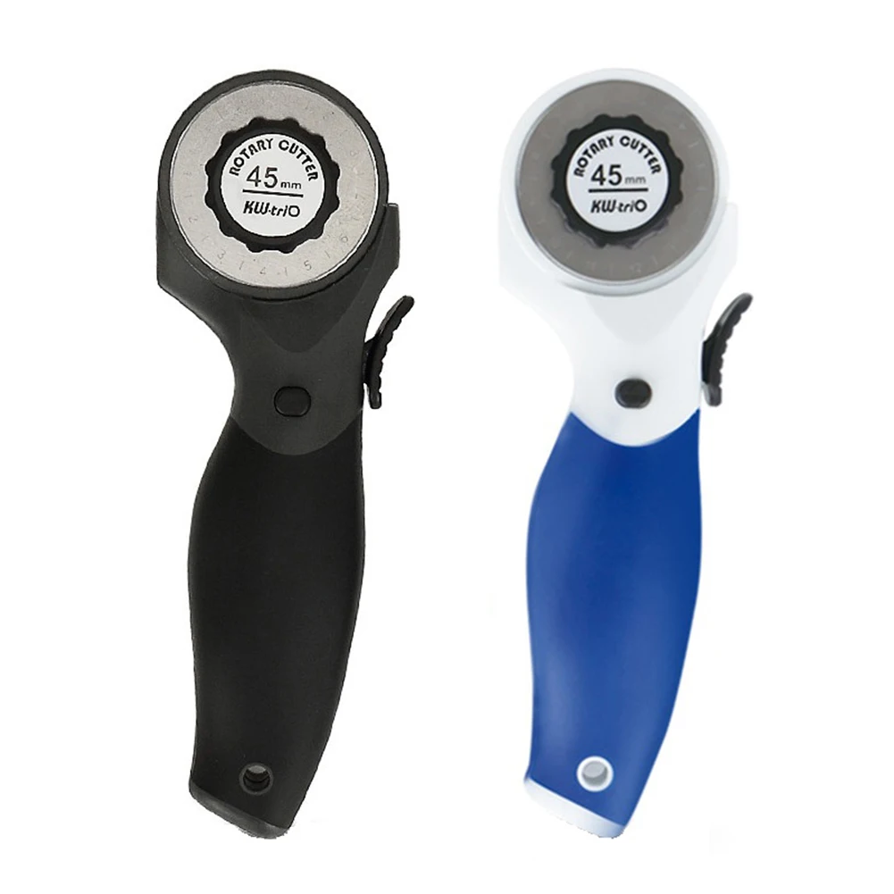 New 45mm Rotary Cutter for leather Set Blades for fabric Circular Quilting Cutting Patchwork Cut Tool Quilter Leather Cutter 
New 45mm Rotary Cutter for leather Set Blades for fabric Circular Quilting Cutting Patchwork Cut Tool Quilter Leather Cutter