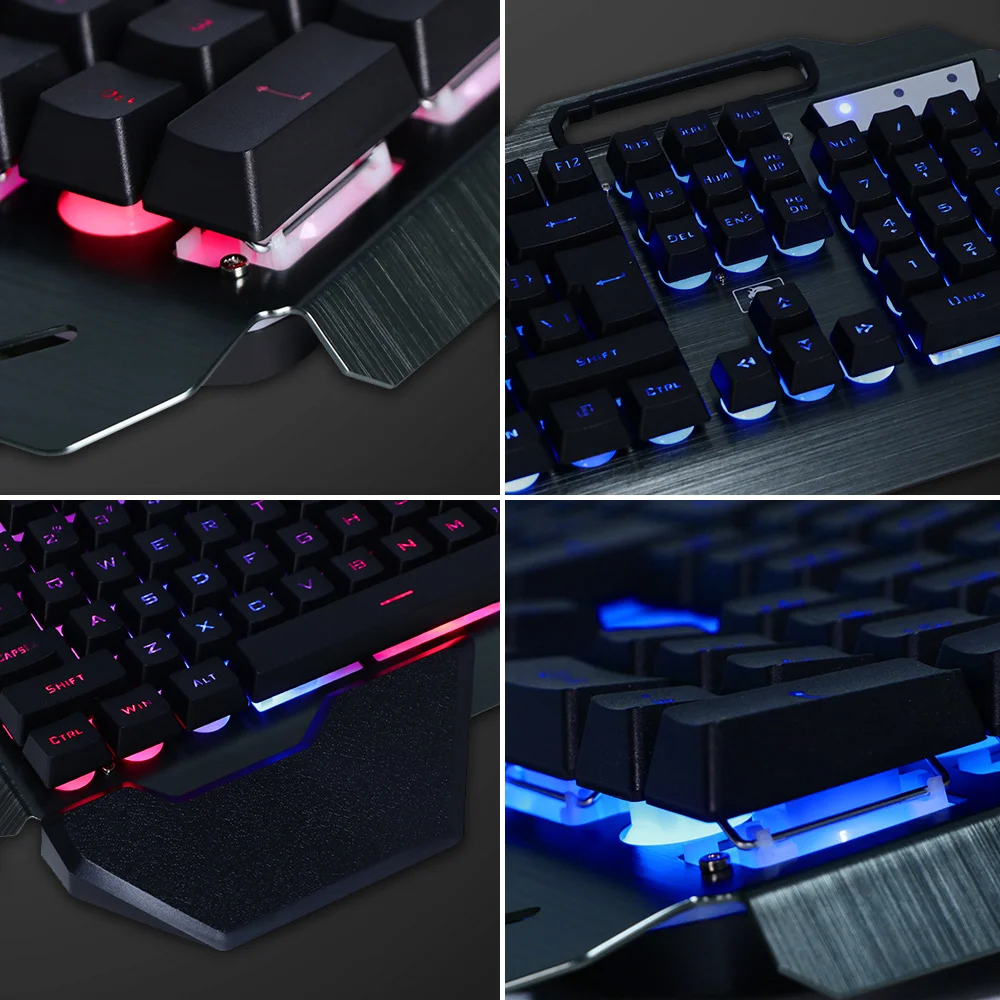 Игровая мышь и клавиатура RGB набор полумеханических игровых клавиатур с