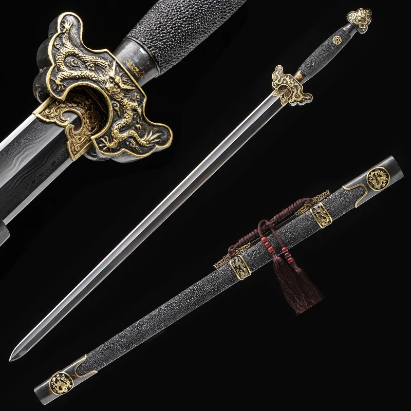 Высококачественный китайский настоящий традиционный меч мин династии, искусственный меч, оригинальный Декор для дома
Высококачественный китайский настоящий традиционный меч мин династии, искусственный меч, оригинальный Декор для дома