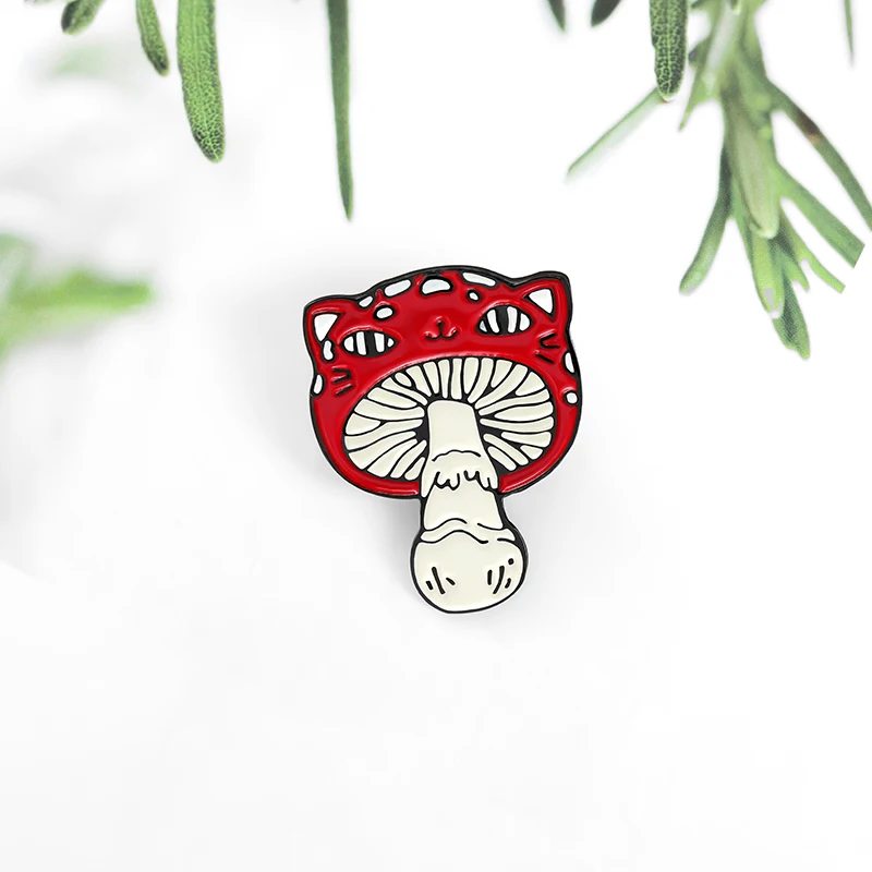 Red Mushroom Enamel Pin Kitty Cat Animal Plant Brooches Backpacks Clothes Lapel Pin Badge Jewelry Gift for Friends Wholesale
Red Mushroom Enamel Pin Kitty Cat Animal Plant Brooches Backpacks Clothes Lapel Pin Badge Jewelry Gift for Friends Wholesale