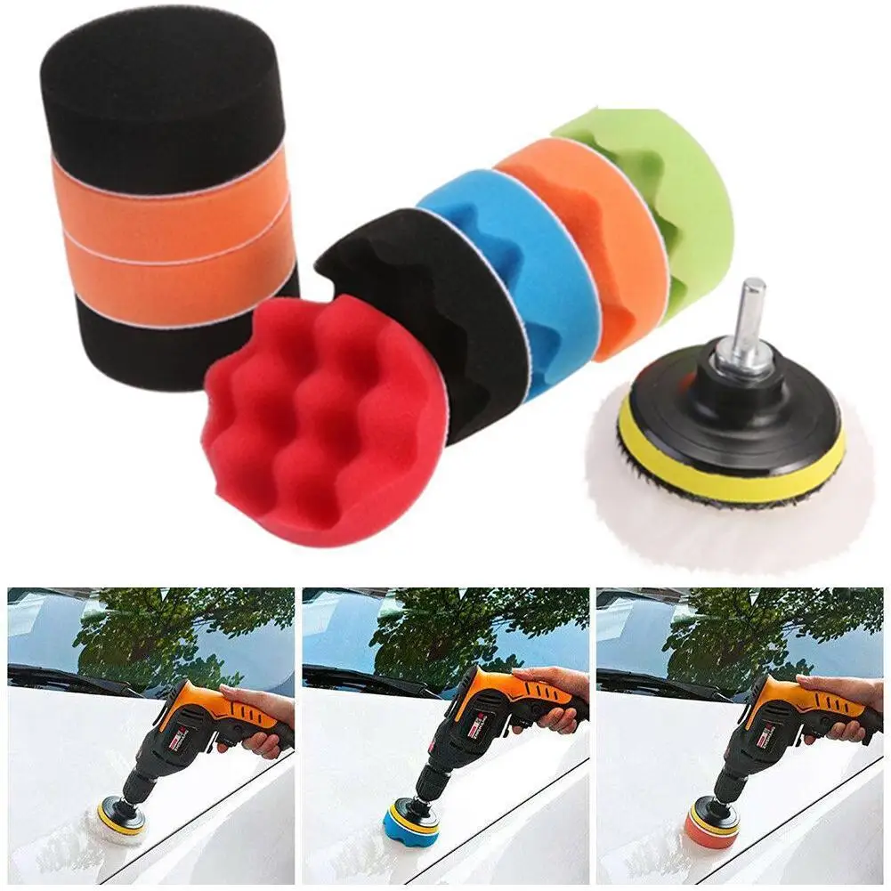 5inch Car Polishing Disc 11Pcs/Set Self-Adhesive Buffing Pad Wheel Wool Adapter Polishing For Car Waxing Drill Sponge Polis C7H3 
5inch Car Polishing Disc 11Pcs/Set Self-Adhesive Buffing Pad Wheel Wool Adapter Polishing For Car Waxing Drill Sponge Polis C7H3