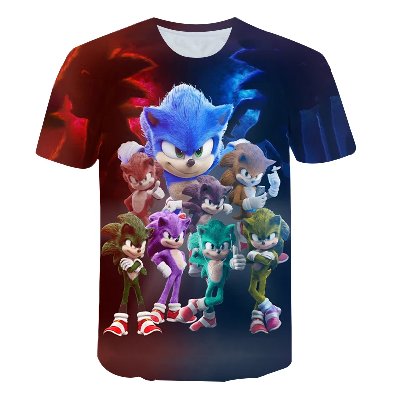 Children Boys T Shirt Sonic 3D Boys Clothes T Shirt Sonic Cartoon for kids Clothes Tshirt Funny T Shirts Girls Clothes T-shirts
Children Boys T Shirt Sonic 3D Boys Clothes T Shirt Sonic Cartoon for kids Clothes Tshirt Funny T Shirts Girls Clothes T-shirts