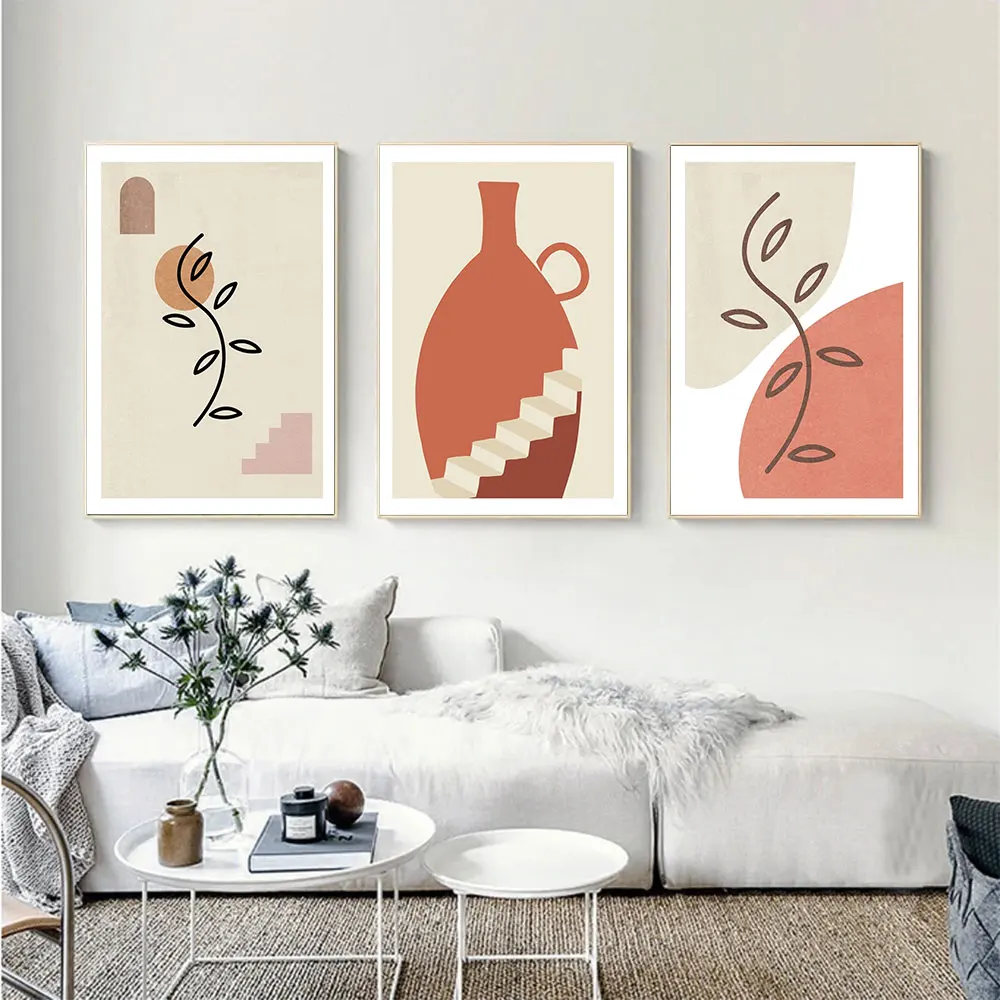 Boho Archway Poster Abstract Vase Ladder Canvas Painting Nordic Leaf Art Print Modern Wall Picture For Living Room Home Decor 
Boho Archway Poster Abstract Vase Ladder Canvas Painting Nordic Leaf Art Print Modern Wall Picture For Living Room Home Decor