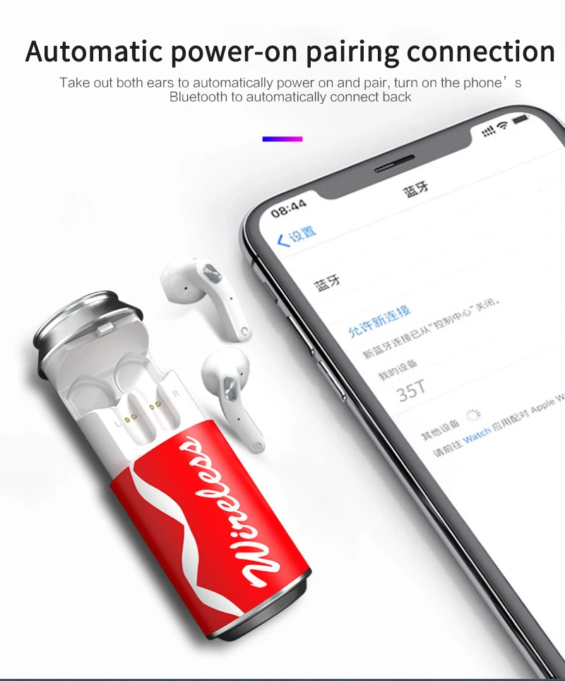 New Creative H35T Fashion Sports Waterproof hesdset Wireless fone Bluetooth Headphone Canned Earphone Earbuds TWS Music earpiece
New Creative H35T Fashion Sports Waterproof hesdset Wireless fone Bluetooth Headphone Canned Earphone Earbuds TWS Music earpiece
