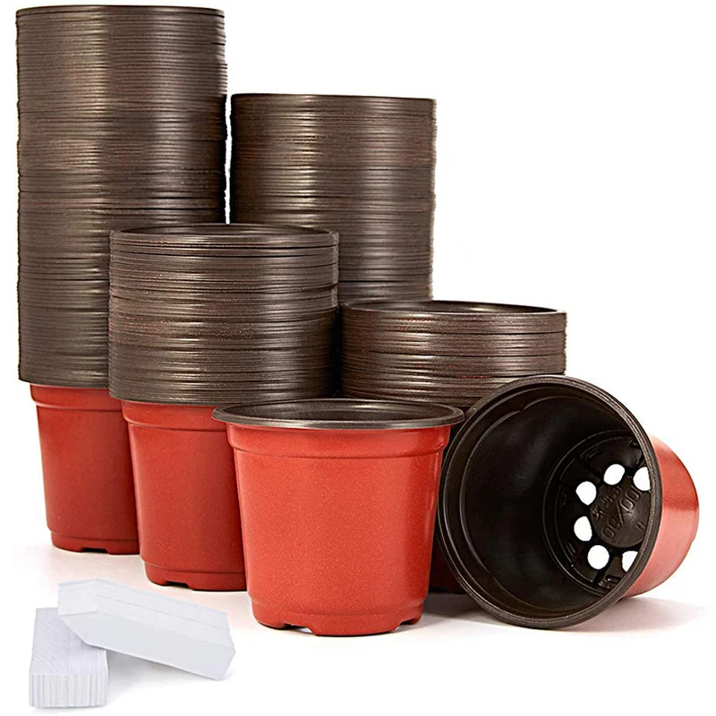 200 Packs of 4-Inch Plastic Plant Nursery Pots with 200 Plant Labels, Seedling Flower Containers
200 Packs of 4-Inch Plastic Plant Nursery Pots with 200 Plant Labels, Seedling Flower Containers