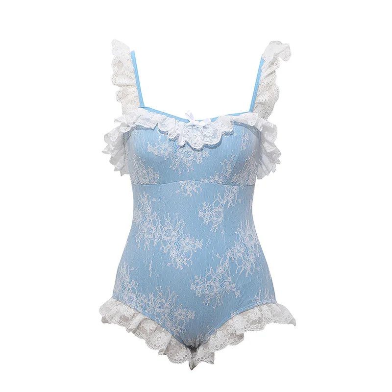 Swimsuit Women Summer 2021 Bathing Suit One Piece For Swimwear Push Japanese Korean Pink Blue Girl Suspender Lace Solid Cotton
Swimsuit Women Summer 2021 Bathing Suit One Piece For Swimwear Push Japanese Korean Pink Blue Girl Suspender Lace Solid Cotton