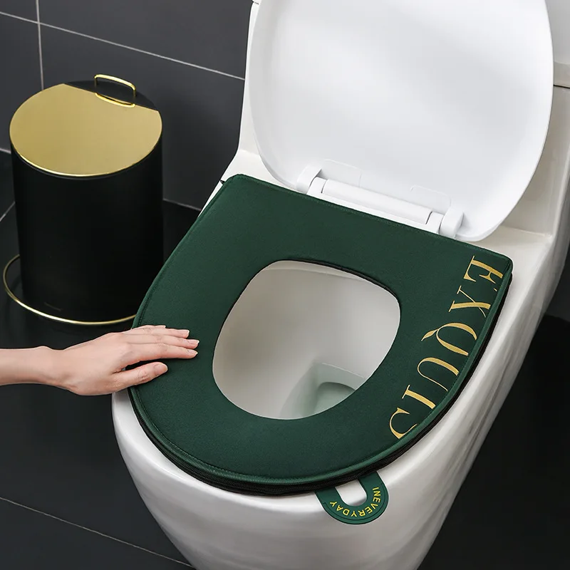 Winter Warm Toilet Seat Cover Closestool Mat 1Pcs Washable Bathroom Accessories Knitting Pure Color Waterproof Handle Zipper
Winter Warm Toilet Seat Cover Closestool Mat 1Pcs Washable Bathroom Accessories Knitting Pure Color Waterproof Handle Zipper