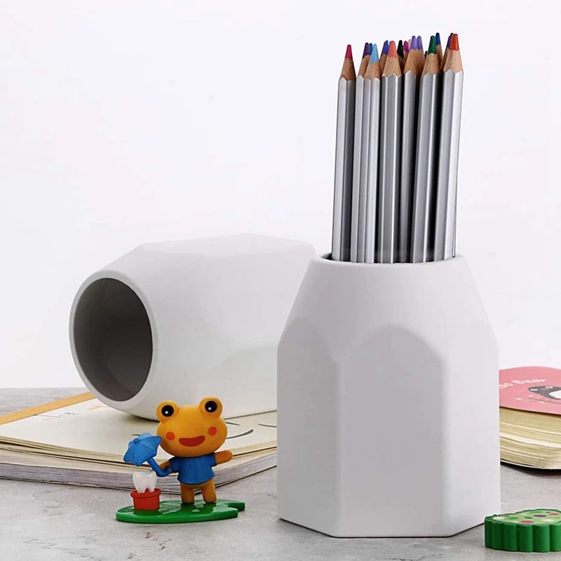 Silicone Organizer Pen Cups Pencil Holder Multi-Function Office Desktop Stationery Organizer 2 Pack White
Silicone Organizer Pen Cups Pencil Holder Multi-Function Office Desktop Stationery Organizer 2 Pack White