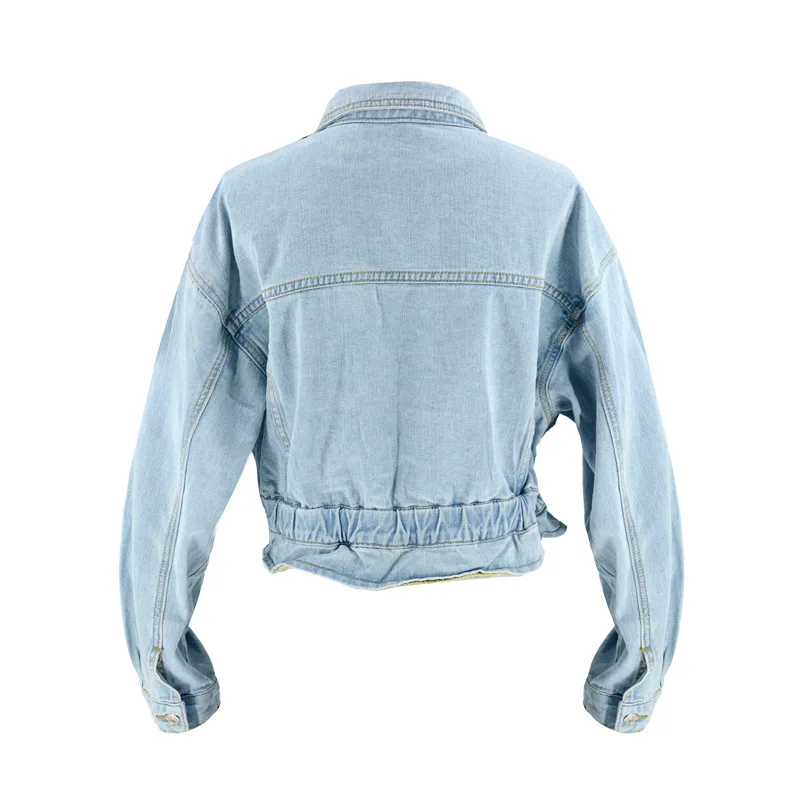 ZQLZ Oversize Spring Denim Jacket Women Slim Vintage Short Overcoat Mujer Streetwear Mom Solid Single Breasted Jeans Coat Female
ZQLZ Oversize Spring Denim Jacket Women Slim Vintage Short Overcoat Mujer Streetwear Mom Solid Single Breasted Jeans Coat Female