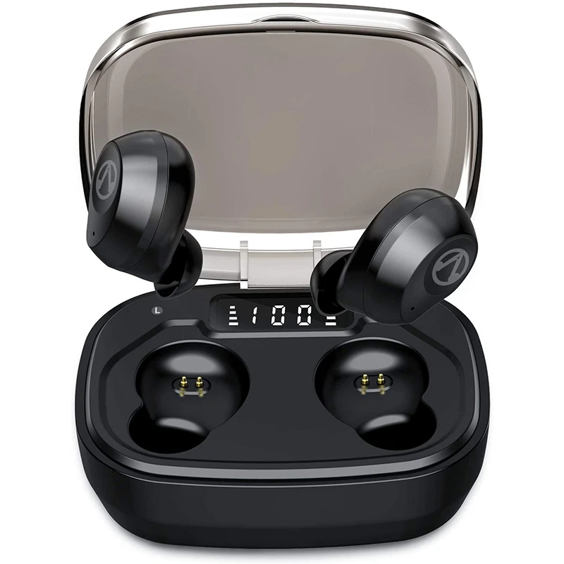 Беспроводные наушники-вкладыши с зарядным чехлом, 1600 мАч
Беспроводные наушники-вкладыши с зарядным чехлом, 1600 мАч