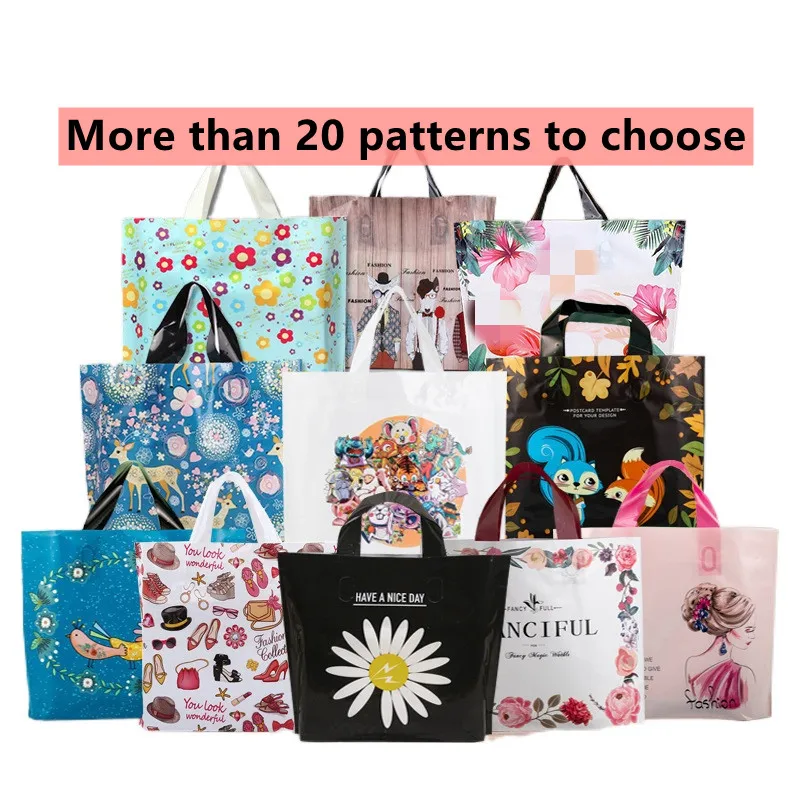 10pcs Thick Plastic Bags for Jewelry Clothing Packaging Bags with Handle Christmas Wedding Party Candy Gift Bags 40 Styles
10pcs Thick Plastic Bags for Jewelry Clothing Packaging Bags with Handle Christmas Wedding Party Candy Gift Bags 40 Styles