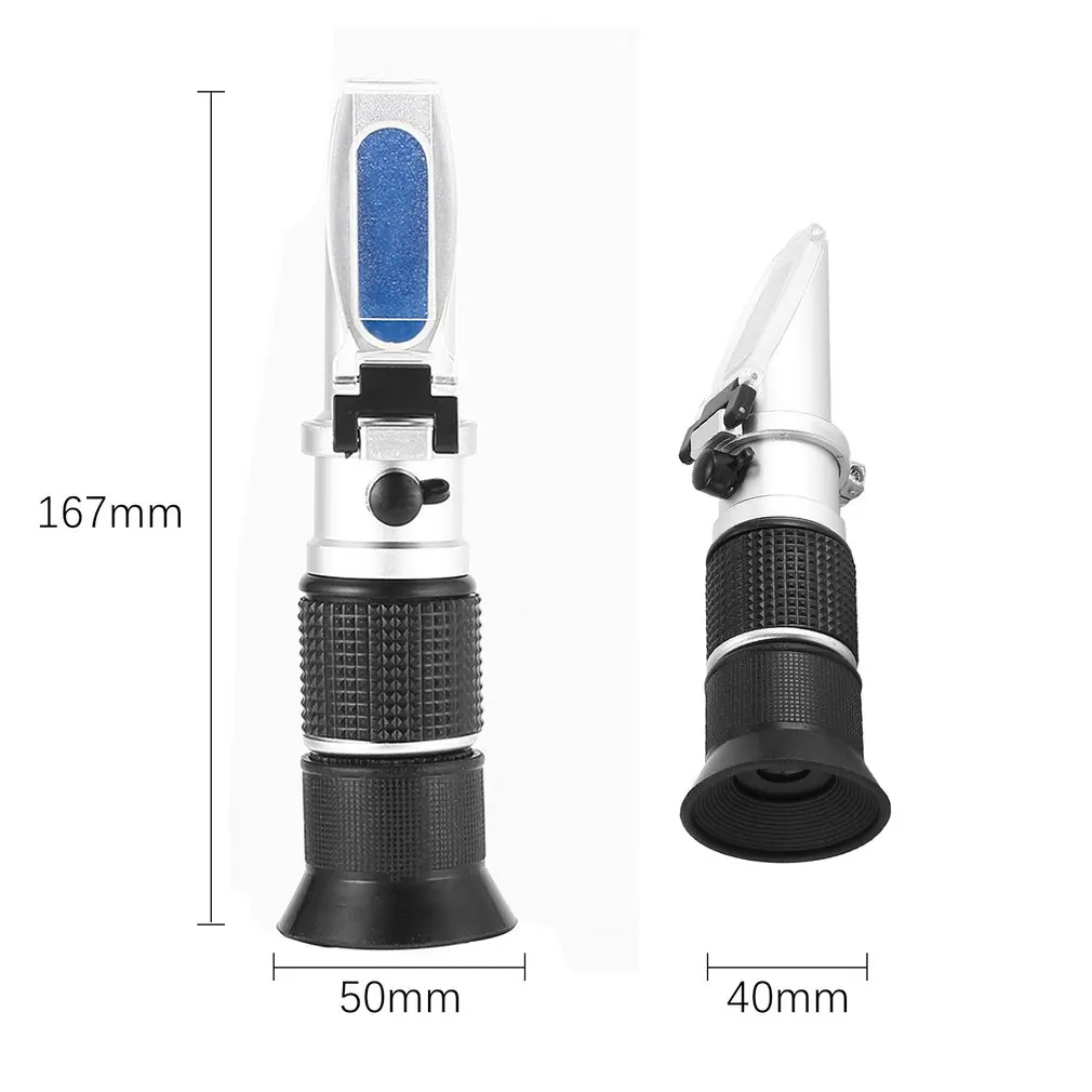 Refractometer 0-90% Optical Sugar Food Beverages Drink Juice ATC Content Meter Tool Test Handheld Measuring Tester
Refractometer 0-90% Optical Sugar Food Beverages Drink Juice ATC Content Meter Tool Test Handheld Measuring Tester