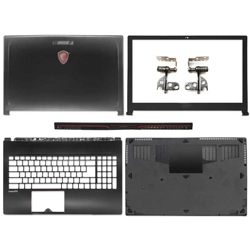 New Laptop Back Cover/Front Bezel/Palmrest/Bottom Case/Hinges/Hinge Cover For MSI GS63 GS63VR MS-16K1 MS-16K2 16K4 16K5 Series
New Laptop Back Cover/Front Bezel/Palmrest/Bottom Case/Hinges/Hinge Cover For MSI GS63 GS63VR MS-16K1 MS-16K2 16K4 16K5 Series