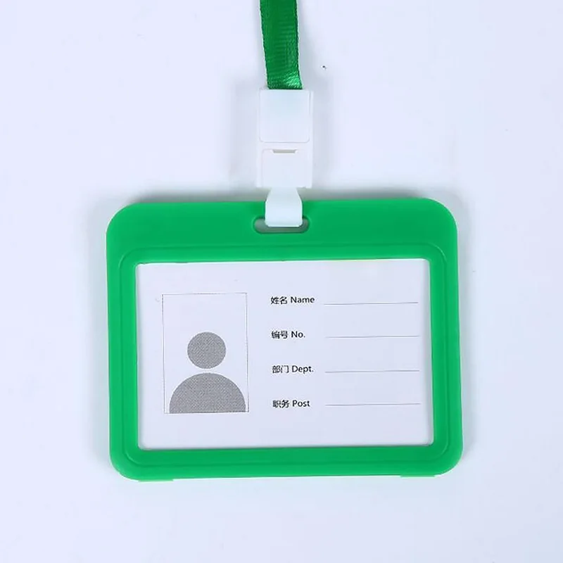 1PC ID Card Holder Employee Work Name Universal Waterproof Plastic Card Case With Hanging Anti-Lost Rope Lanyard Office Supplies
1PC ID Card Holder Employee Work Name Universal Waterproof Plastic Card Case With Hanging Anti-Lost Rope Lanyard Office Supplies
