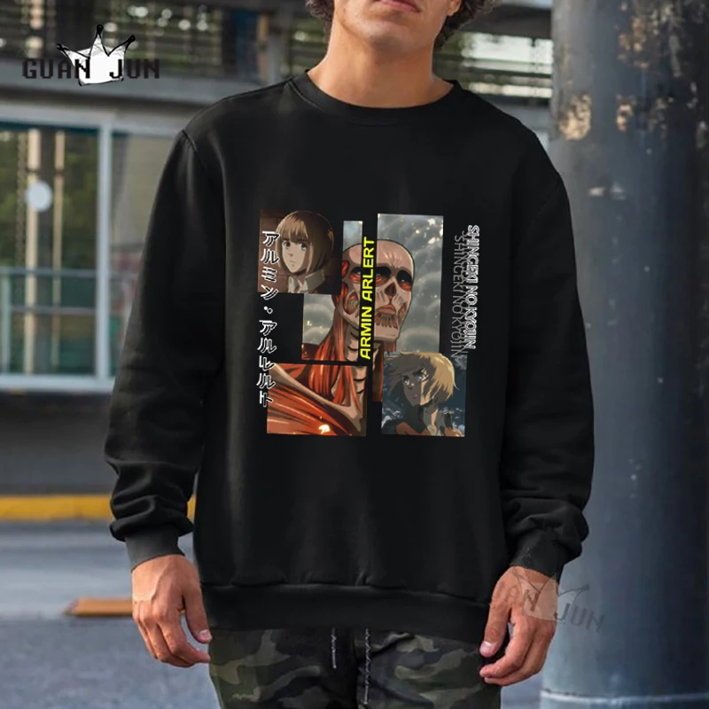Attack on Titan Men's Hoodie Anime Hoodies Men Women Streetwear Pullover Armin Arlert Manga Harajuku Hoodies Sweatshirt Clothes
Attack on Titan Men's Hoodie Anime Hoodies Men Women Streetwear Pullover Armin Arlert Manga Harajuku Hoodies Sweatshirt Clothes