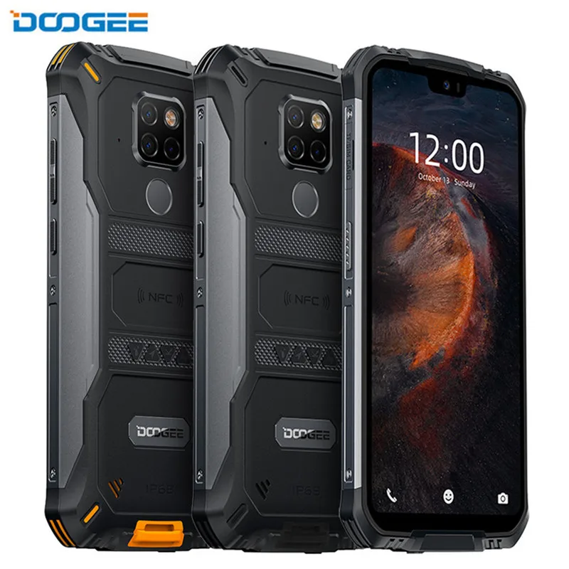 

DOOGEE S68 Pro 5.84 Inch Android 9.0 Mobile Phone Rugged IP68 Drop Proof Smartphone MTK P70 6GB 128GB Cellphone 21MP AL Cameras