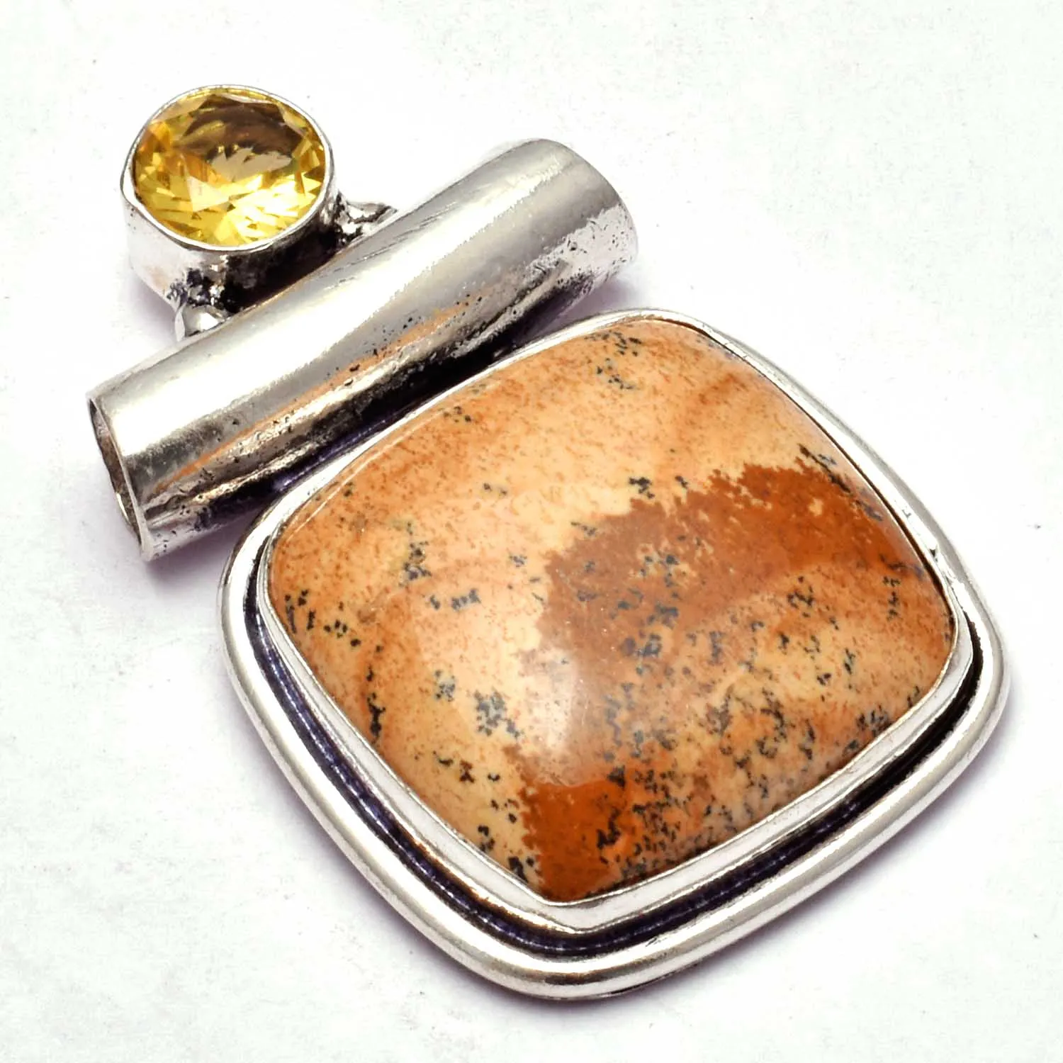 Подлинная картина, яшма + Цитрин, Серебряный кулон, покрытый медью, 45 мм, P12737
Подлинная картина, яшма + Цитрин, Серебряный кулон, покрытый медью, 45 мм, P12737