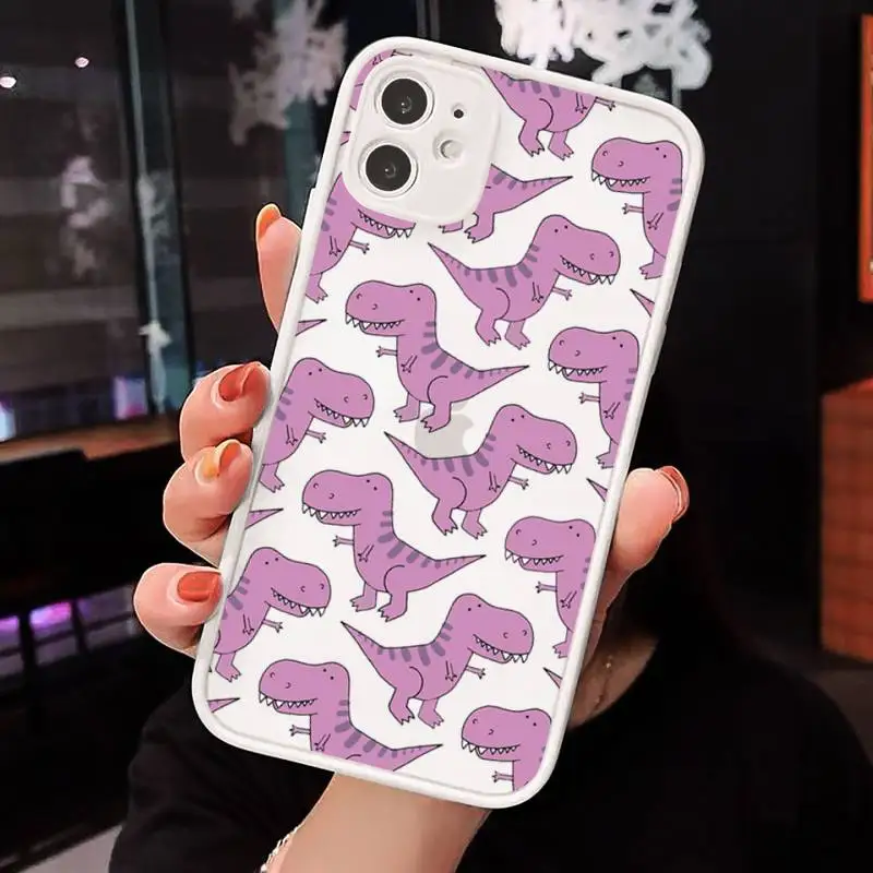 Cute cartoon Dinosaur Baby Fashion Phone Cases matte transparent For iphone 7 8 11 12 plus mini x xs xr pro max cover
Cute cartoon Dinosaur Baby Fashion Phone Cases matte transparent For iphone 7 8 11 12 plus mini x xs xr pro max cover