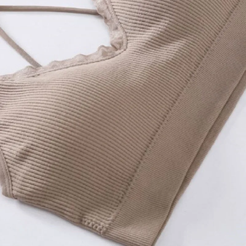 2020 New Fashion Women Seamless Fine Shoulder Strap Cross Back Wrap Bra Without Underwire Breast Pad Lace
2020 New Fashion Women Seamless Fine Shoulder Strap Cross Back Wrap Bra Without Underwire Breast Pad Lace