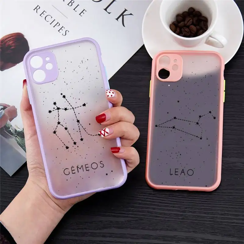 Star Twelve constellations Phone Case matte transparent For iphone 7 8 11 12 plus mini x xs xr pro max cover 
Star Twelve constellations Phone Case matte transparent For iphone 7 8 11 12 plus mini x xs xr pro max cover