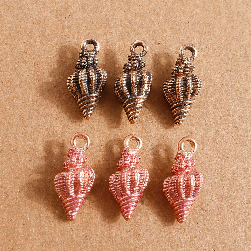 10pcs 9*19mm Enamel Conch Charms for Making Fashion Drop Earrings Pendants Necklaces Keychain DIY Handmade Jewelry Findings
10pcs 9*19mm Enamel Conch Charms for Making Fashion Drop Earrings Pendants Necklaces Keychain DIY Handmade Jewelry Findings