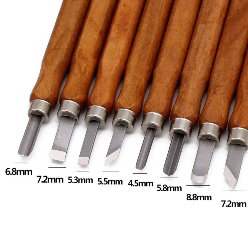 12pcs Wood Carving Chisel Knife Carpentry Cutter Engraving Sculpture Woodworking
12pcs Wood Carving Chisel Knife Carpentry Cutter Engraving Sculpture Woodworking