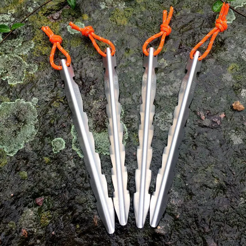 5PCS Special Ground Nails For Outdoor Camping Tents Backpack Travel Equipment Accessories Ultra-light Stainless Steel Nails
5PCS Special Ground Nails For Outdoor Camping Tents Backpack Travel Equipment Accessories Ultra-light Stainless Steel Nails