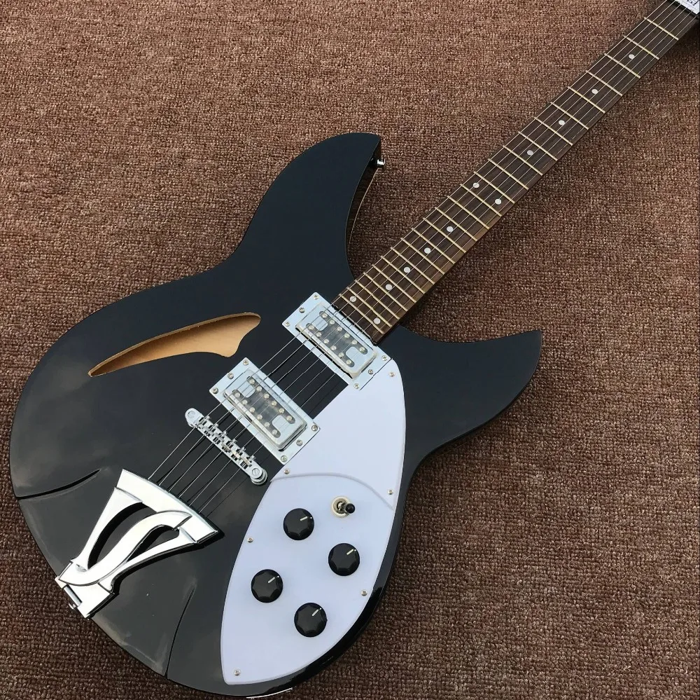 New Arrival rickenback 360 electric guitar Ricken 325 hollow body jazz electric guitar Rick custom guitar in black color gitaar
New Arrival rickenback 360 electric guitar Ricken 325 hollow body jazz electric guitar Rick custom guitar in black color gitaar