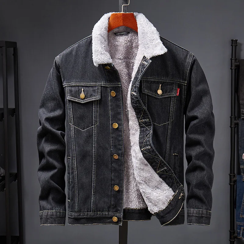 2021 Men's Winter Thick Jeans Jacket Casual Warm Denim Jacket Korean Clothing Windbreaker Outwear Male Cowboy Coat Plus Size5XL
2021 Men's Winter Thick Jeans Jacket Casual Warm Denim Jacket Korean Clothing Windbreaker Outwear Male Cowboy Coat Plus Size5XL