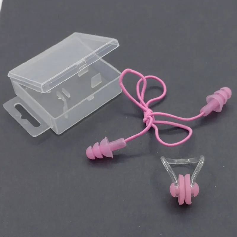 Waterproof Soft Swimming Earplugs Nose Clip Case Protective Prevent Water Protection Ear Plug Soft Silicone Swim Dive Supplies
Waterproof Soft Swimming Earplugs Nose Clip Case Protective Prevent Water Protection Ear Plug Soft Silicone Swim Dive Supplies