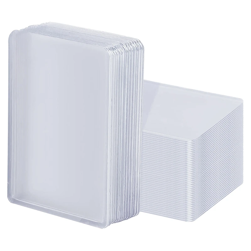 200Pcs Card Sleeves Transparent Top Loader Card Holders Protectors Thick Card Sleeves For Baseball Sports Trading Cards
200Pcs Card Sleeves Transparent Top Loader Card Holders Protectors Thick Card Sleeves For Baseball Sports Trading Cards