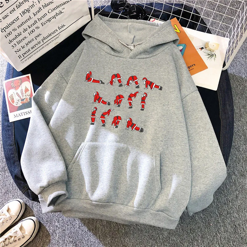 Winter Women's Hoodie Cute Christmas Print Women's Hooded Thick Warm Streetwear Autumn Jacket Women Santa Pullover Sweater Tops
Winter Women's Hoodie Cute Christmas Print Women's Hooded Thick Warm Streetwear Autumn Jacket Women Santa Pullover Sweater Tops